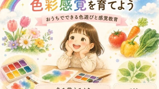 子どもの色彩感覚を育てよう