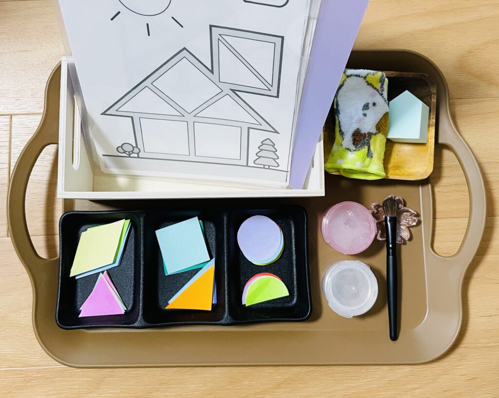 モンテッソーリ教育「のり貼り」材料