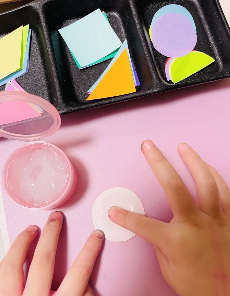 モンテッソーリ教育「のり貼り」進め方