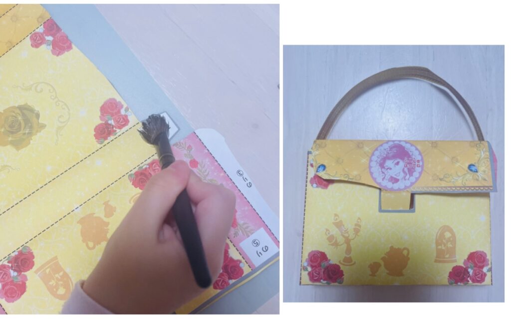 モンテッソーリ教育「のり貼り」工作ドリル