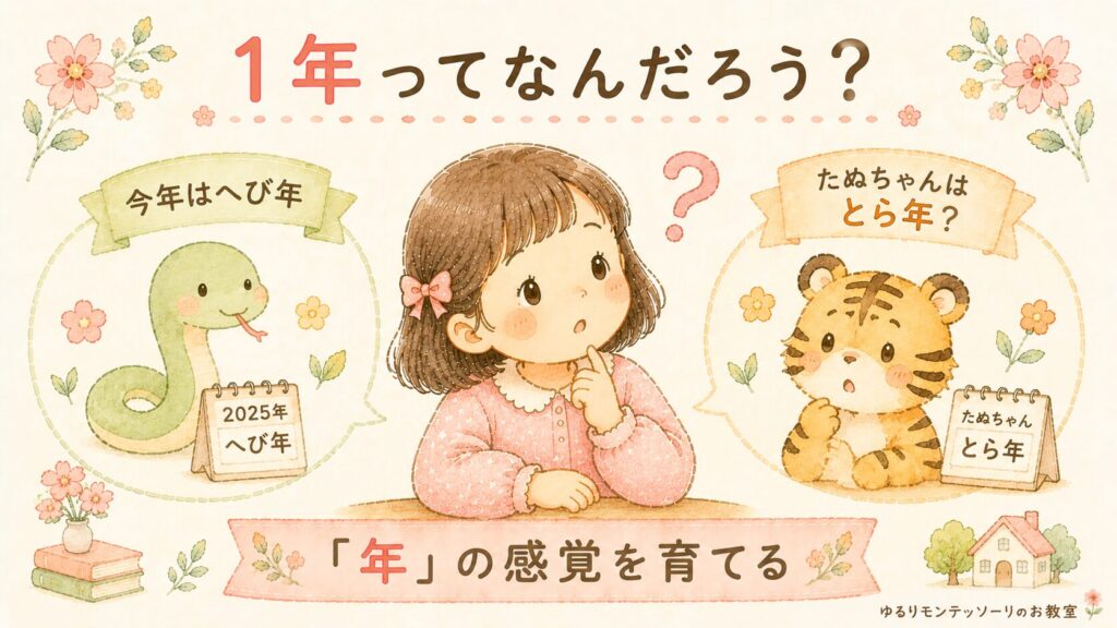 干支や一年の流れを理解する知育カレンダー