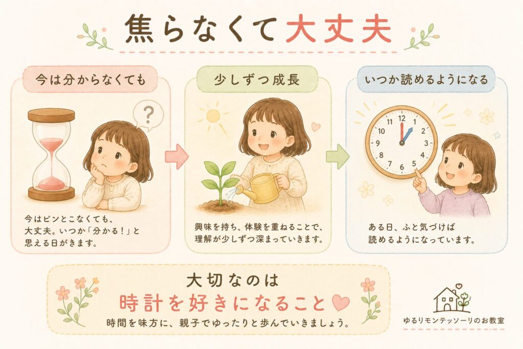 大切なのは時計を好きになることの図
