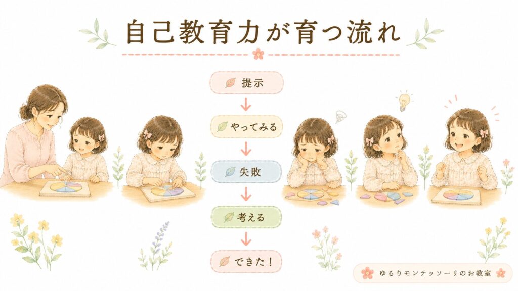 提示から自己教育力が育つ流れ