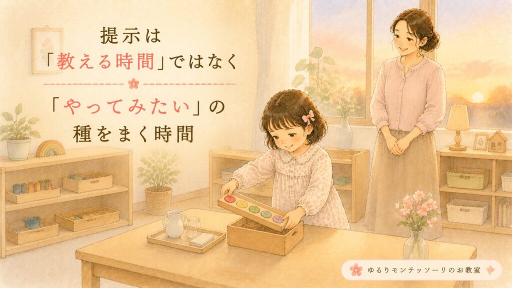 親子で穏やかに学ぶモンテッソーリ教育の時間