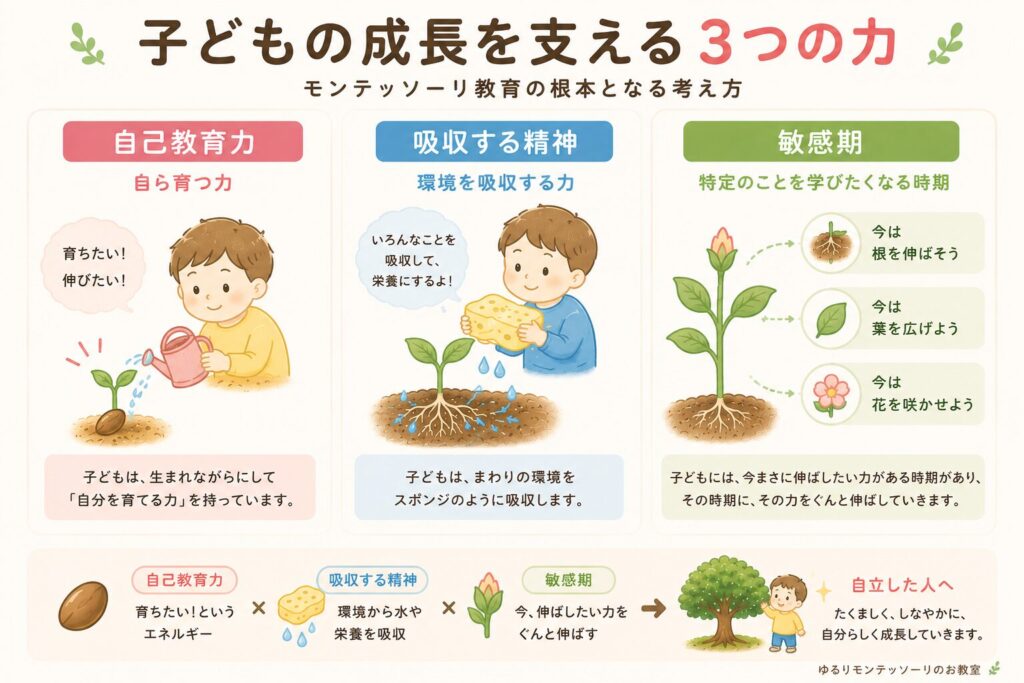 子どもの成長を支える３つの力