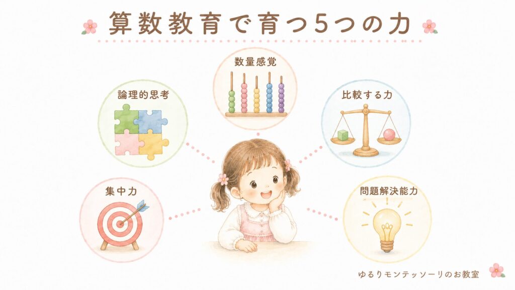 モンテッソーリ教育の算数で育つ5つの力