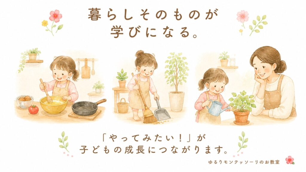暮らしの中で学ぶモンテッソーリ教育